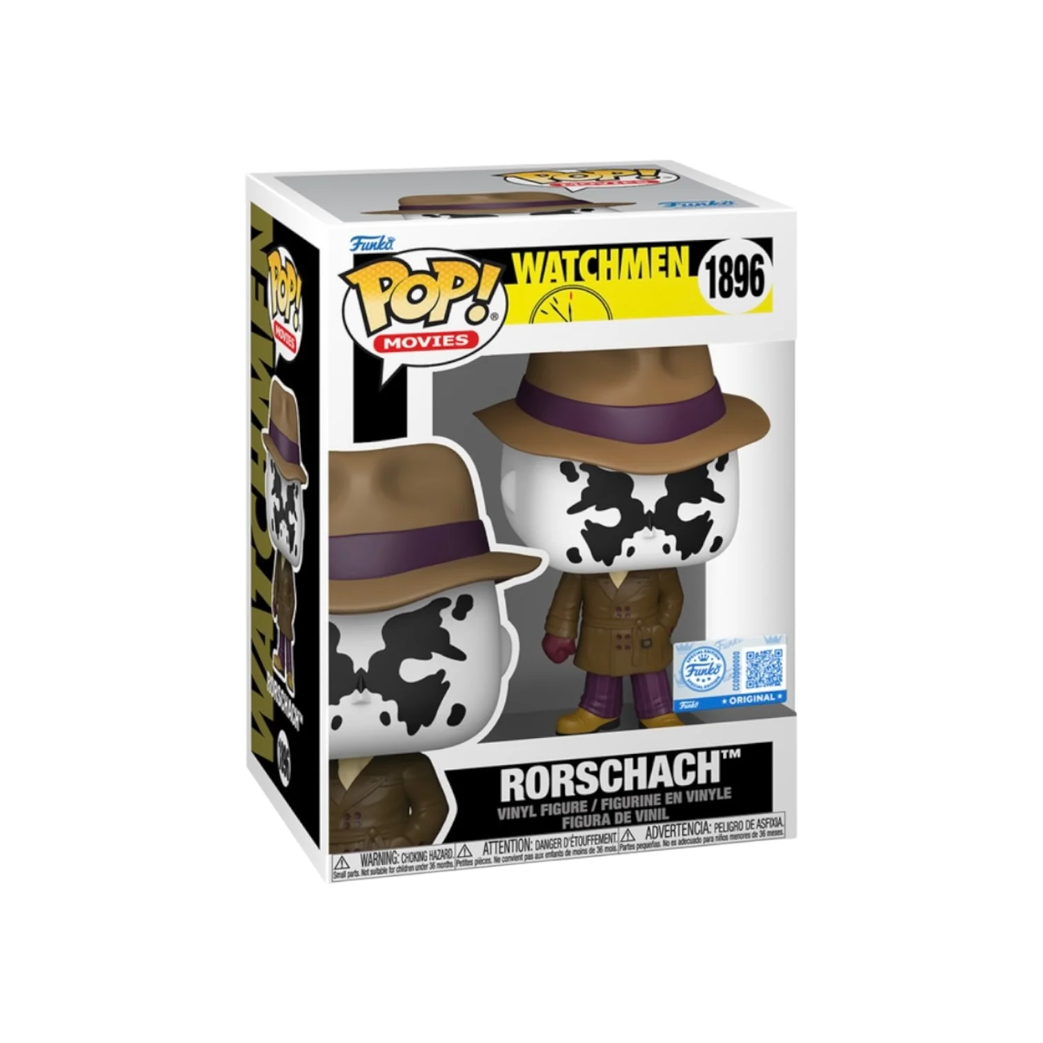 Rorschach #1896 Funko Pop! - Watchmen - Funko Exclusive