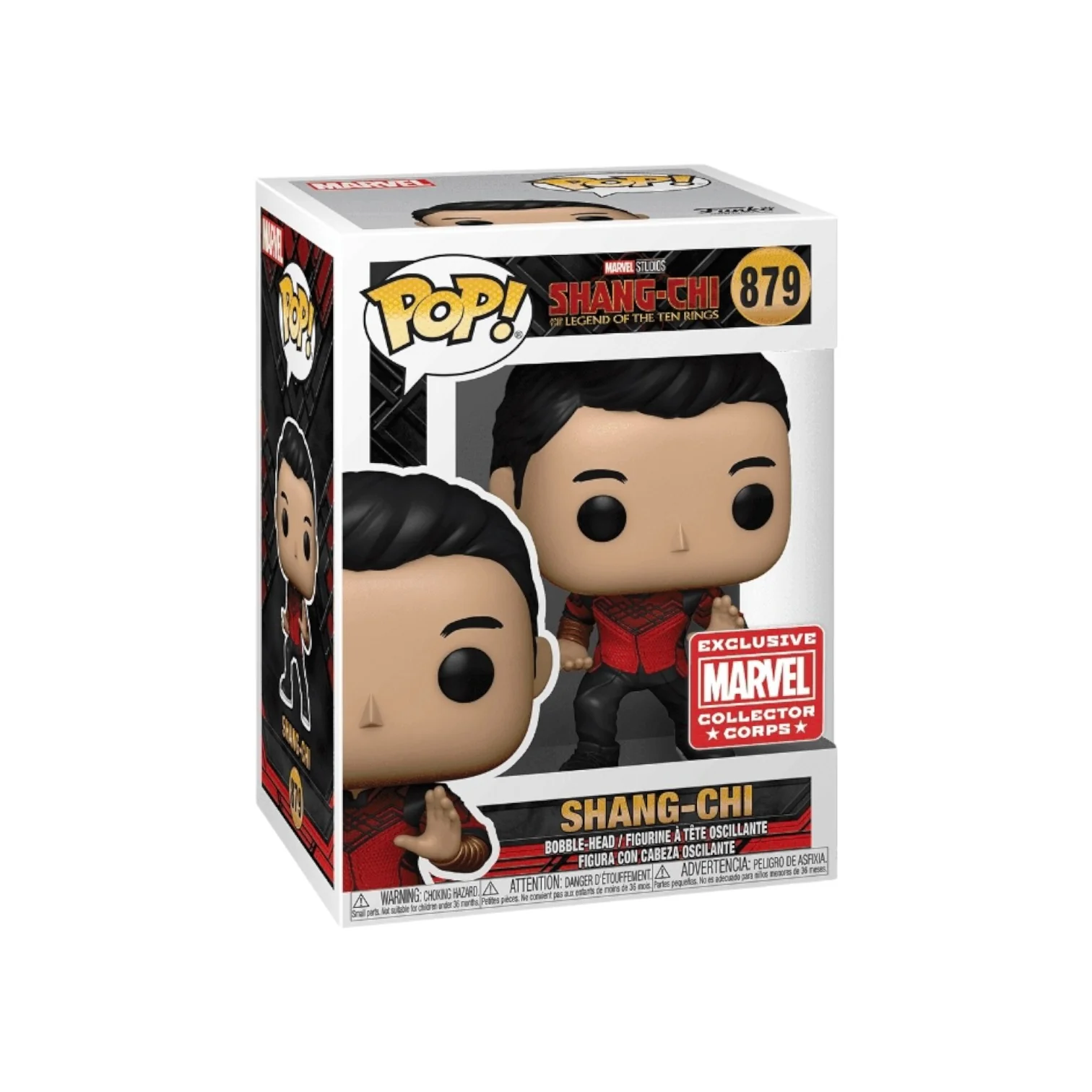 Shang-Chi #879 (w/ Rings) Funko Pop! - Shang-Chi and The Legend of The Ten Rings - Marvel Collector Corps Exclusive