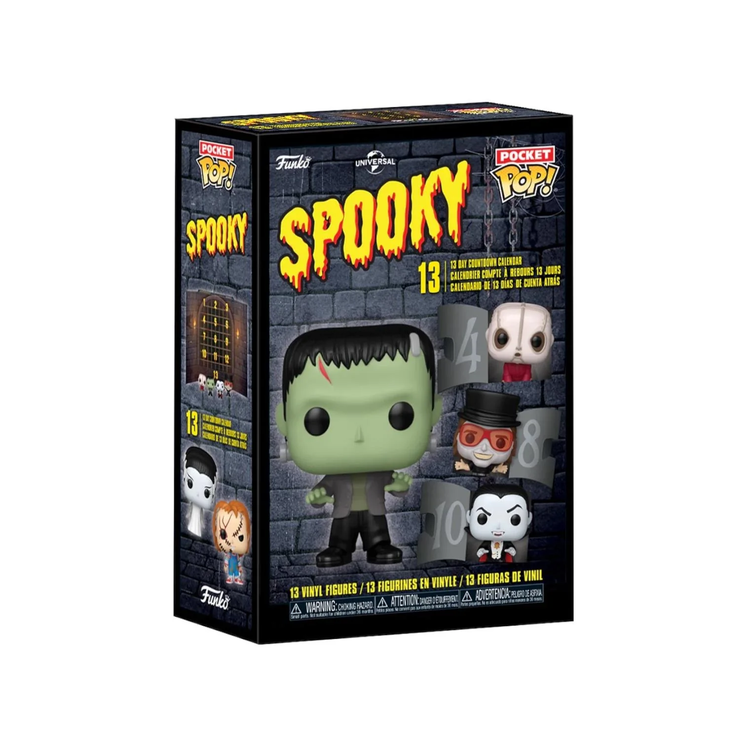 Spooky 13 Day Countdown Funko Pocket Pop Calendar - COMING SOON
