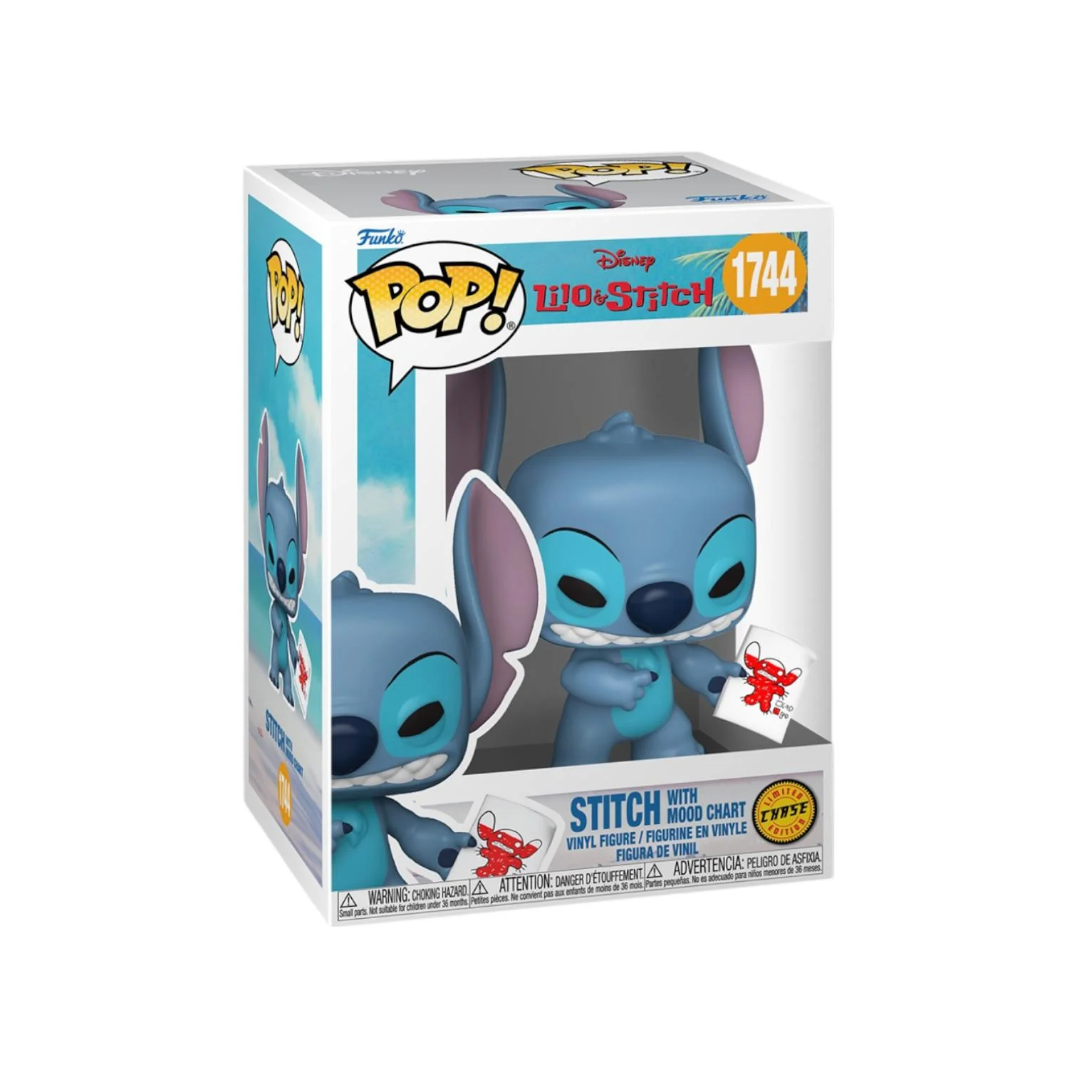 Stitch with Food Chart #1744 Funko Pop - Lilo and Stitch - Chance of Chase - PREORDER - Image 3