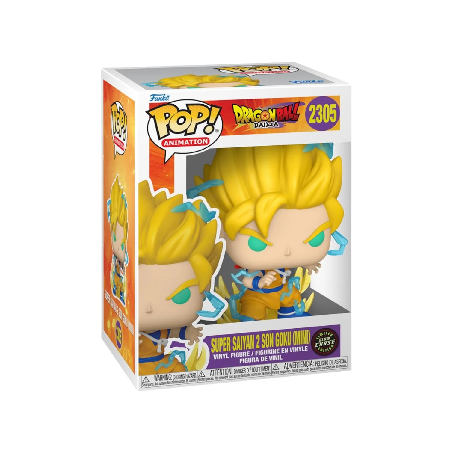 Super Saiyan 2 Son Goku (Mini) #2305 Funko Pop - Dragonball: Daima - Chance of Chase - PREORDER - Image 3
