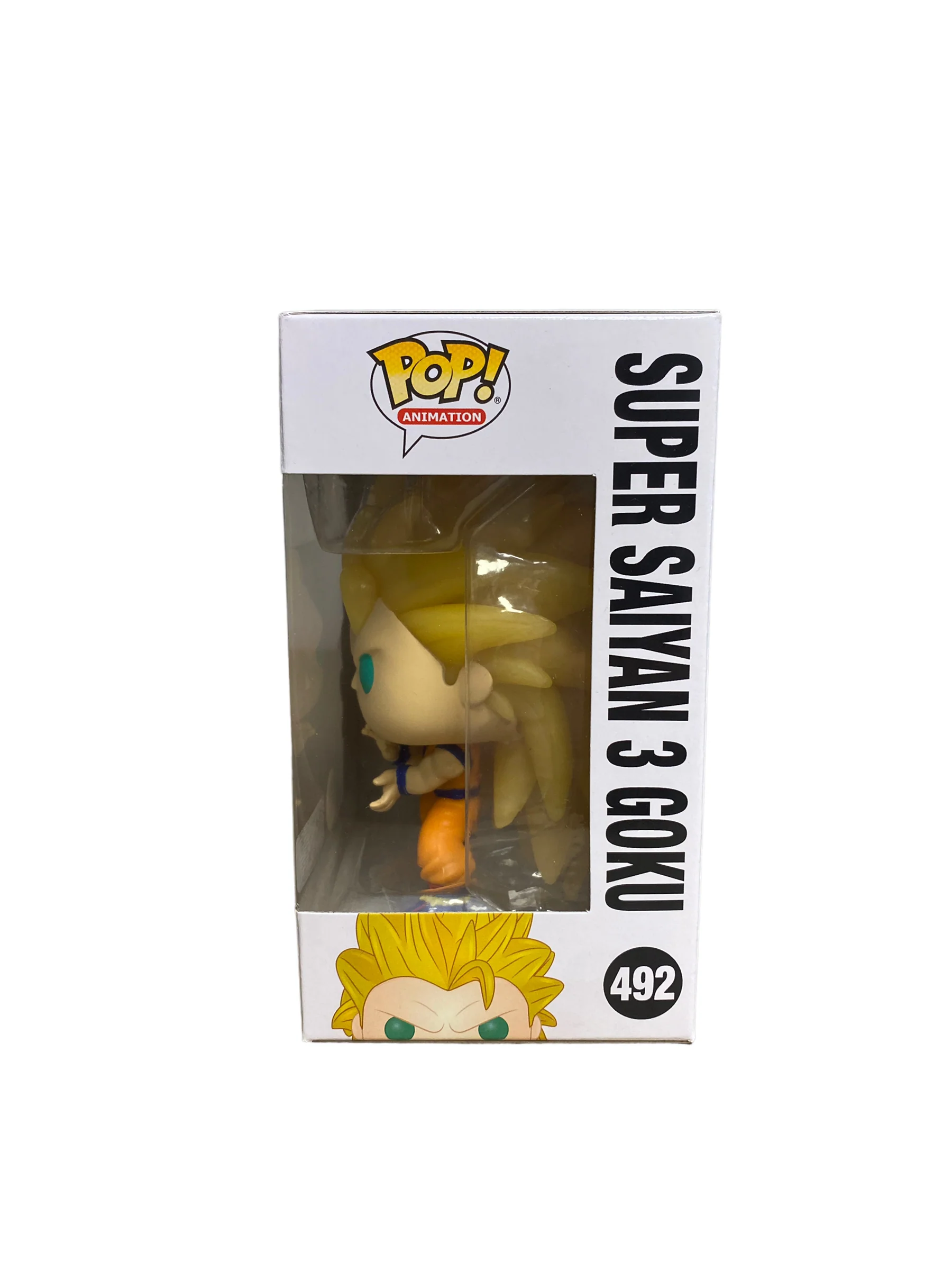 Super Saiyan 3 Goku #492 (Glow in the Dark) Funko Pop! - Dragon Ball Z - GameStop Exclusive - Condition 9/10 - Image 3