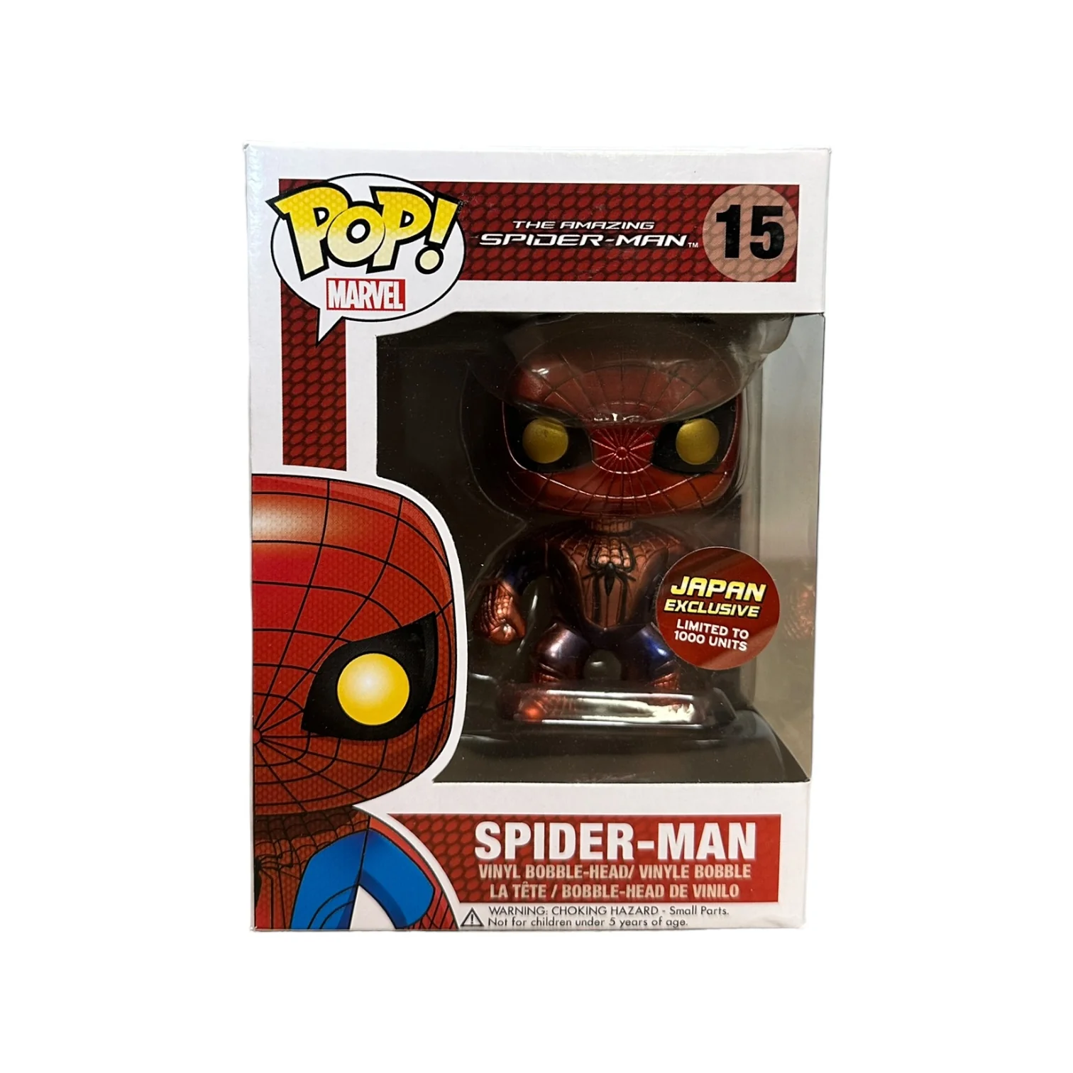 The Amazing Spider-Man (Metallic) Blu-ray Funko Pop Bundle - Marvel - Japan Exclusive LE1000 Units - Condition 8/10 - Image 7