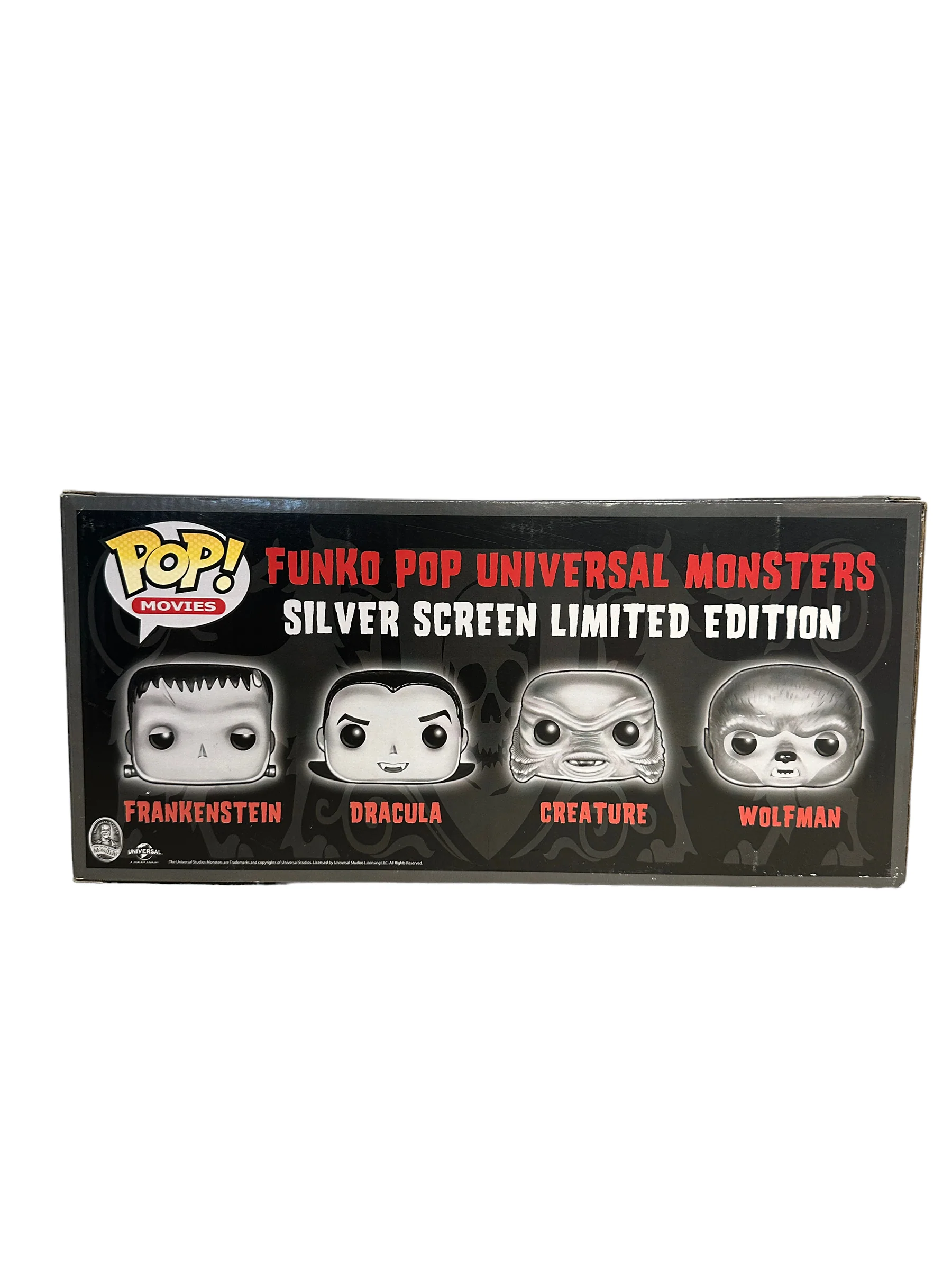 Universal Monsters 4 Pack (Metallic) Funko Pop! - Gemini Collectibles Exclusive LE300 Pcs - Condition 7.5/10 - Image 4