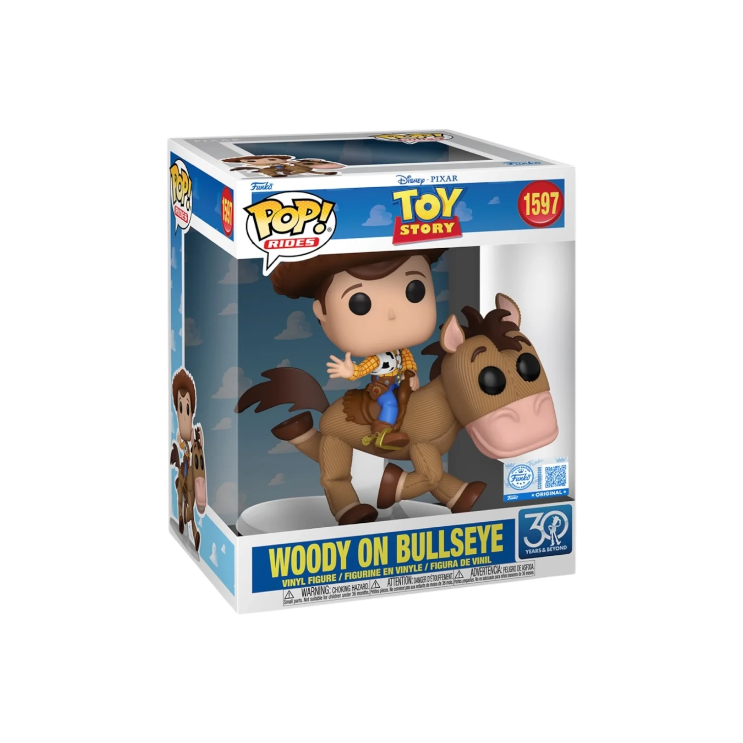 Woody on Bullseye (30th Anniversary) #1597 Funko Pop! Ride - Toy Story - Funko Exclusive